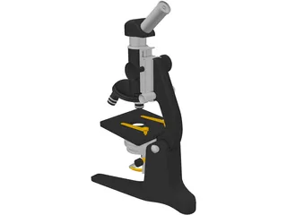 Microscope 3D Model