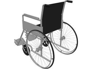 Wheelchair 3D Model