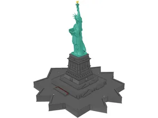 Statue Of Liberty 3D Model