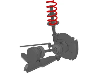 Suspension Front 3D Model