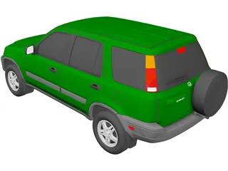 Honda CRV (1997) 3D Model