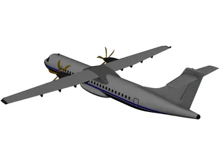 ATR 72 3D Model
