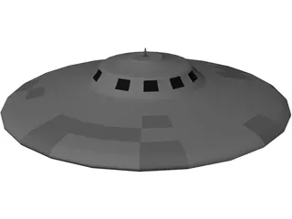 Flying Saucer 3D Model