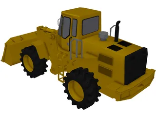 Tractor Front Loader 3D Model