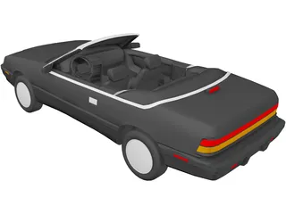 Chrysler Lebaron Convertible (1993) 3D Model