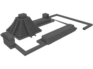 Chichen Itza 3D Model