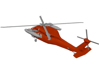 Sikorsky UH-60 Black Hawk 3D Model