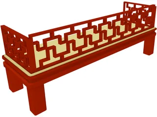 Bench 3D Model