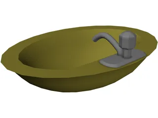 Sink Bathroom 3D Model