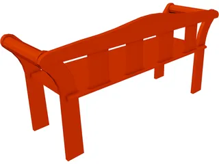 Bench 3D Model