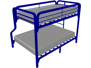 Bed Bunk 3D Model