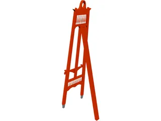 Easel 3D Model