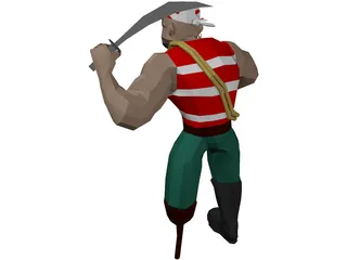 Pirate 3D Model