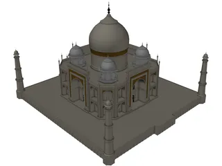 Taj Mahal 3D Model