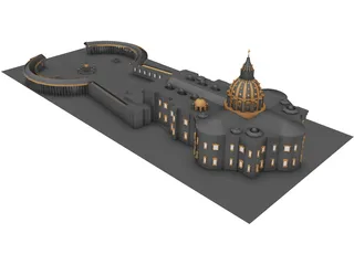 St. Peter's Basilica 3D Model