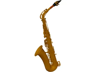 Saxophone 3D Model