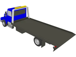 Wrecker Flatbed 3D Model