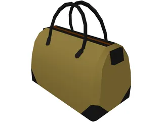 Duffel Sports Bag 3D Model