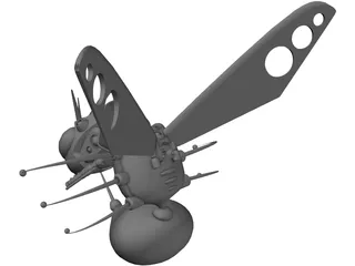 Metal Bee 3D Model