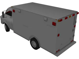 Ambulance Classic 3D Model