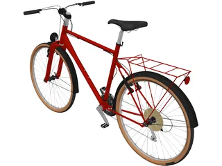 Bike Touring 3D Model