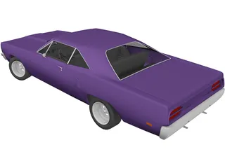 Plymouth Road Runner (1970) 3D Model