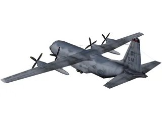 Lockheed EC-130H Compass Call 3D Model