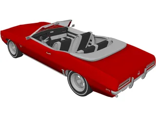 Chevrolet Camaro SS (1969) 3D Model