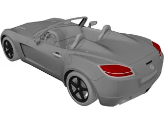 Opel GT (2007) 3D Model