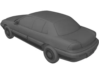 Pontiac Grand Am (1994) 3D Model