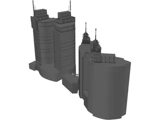 Building Office 3D Model