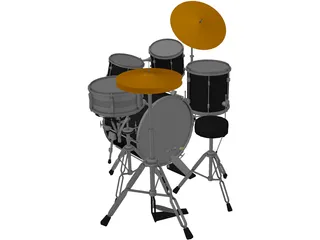 Drum Set 3D Model