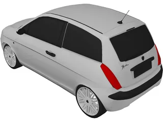 Lancia Ypsilon (2003) 3D Model