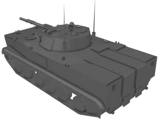 BMP-3 Infantry Fighting Vehicle 3D Model