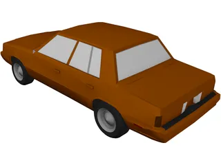 Plymouth Reliant (1985) 3D Model