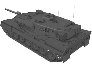 Leopard 2 A5 3D Model