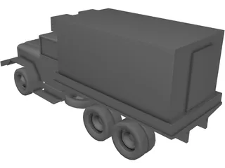 M35A2 Radio Truck 3D Model