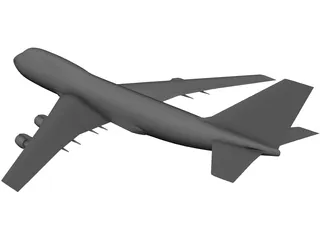 Boeing 747-200 3D Model