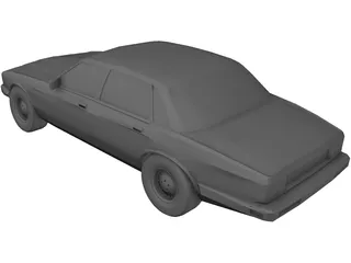 Jaguar XJ6 (1989) 3D Model