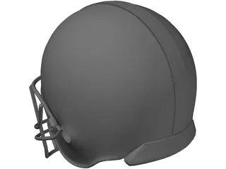 Football Helmet 3D Model