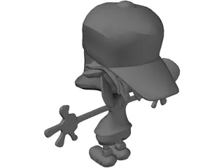 Kid Paddle 3D Model