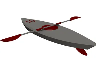 Kayak 3D Model