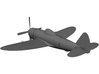 Republic P-47D Thunderbolt 3D Model