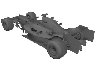 McLaren MP4-21 F1 3D Model