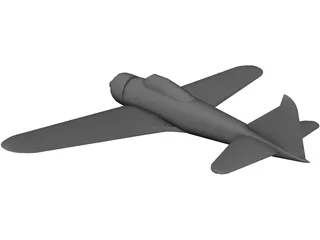 A6M Zero 3D Model