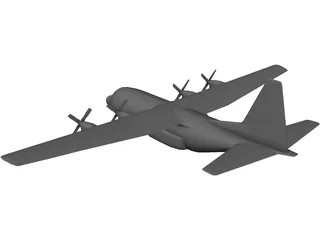 Lockheed C-130 Hercules 3D Model