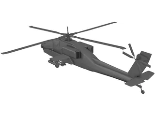 Boeing AH-64 Apache 3D Model