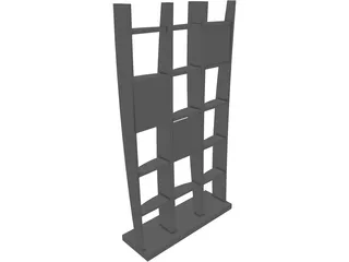 Bookcase 3D Model