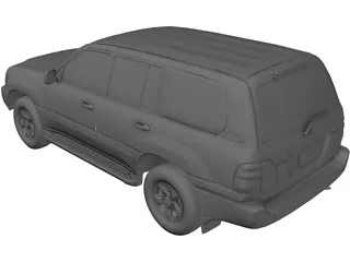 Toyota Land Cruiser (1998) 3D Model