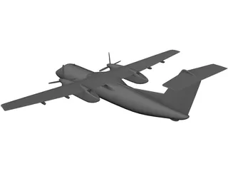 de Havilland Canada DHC-8 3D Model